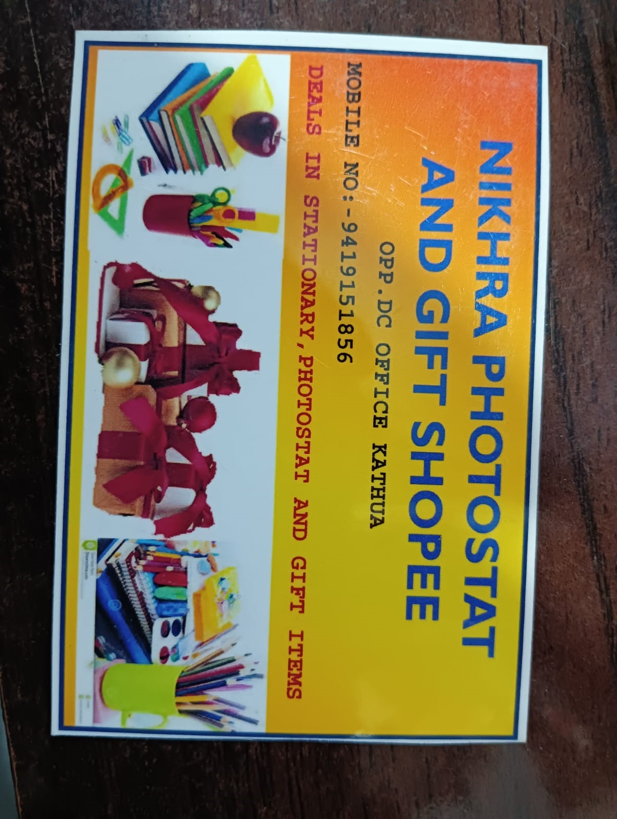 NIKHRA PHOTOSTAT AND GIFT SHOPEE